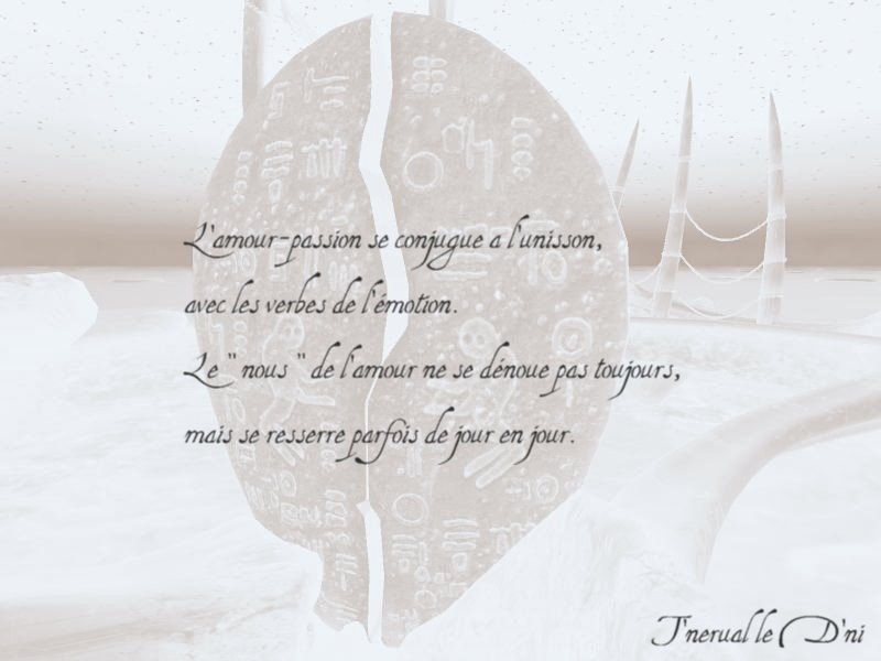 Fonds d'cran Art - Numrique Posie - Texte L'amour-passion