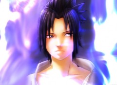 Fonds d'cran Manga Sasuke Fire