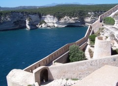 Wallpapers Trips : Europ Les remparts  BONIFACIO