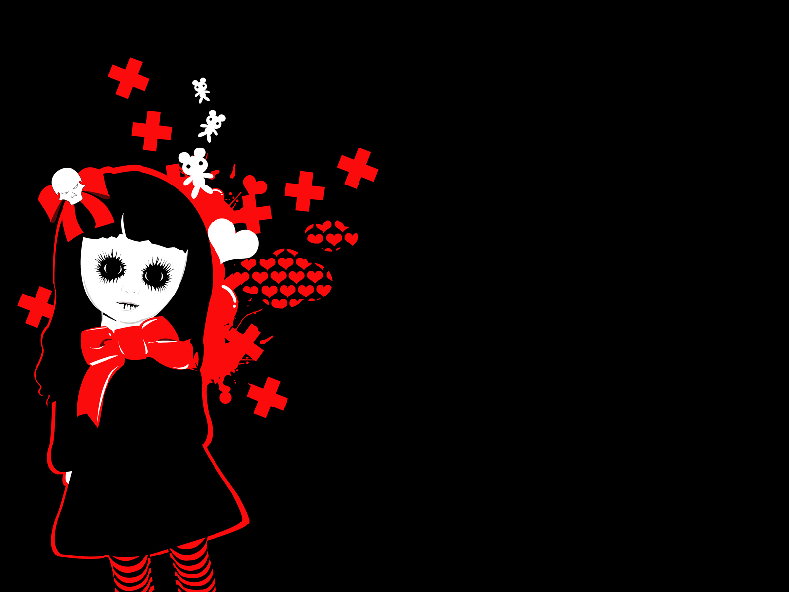 Wallpapers Digital Art Style Goth Living dead dolls-Chlo