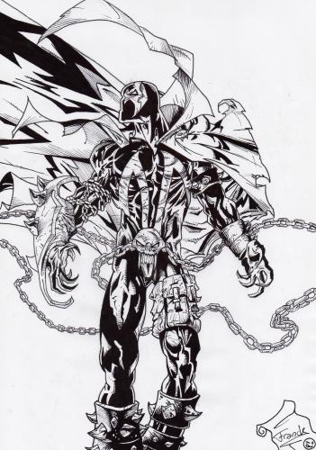 Fonds d'cran Art - Crayon BDs - Spawn spawn