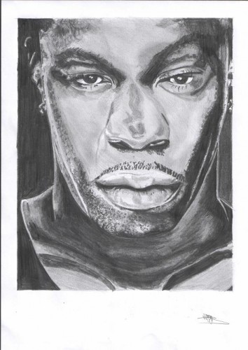 Fonds d'cran Art - Crayon Portraits Busta Rhymes