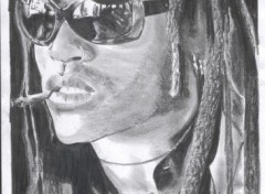 Fonds d'cran Art - Crayon Lenny Kravitz