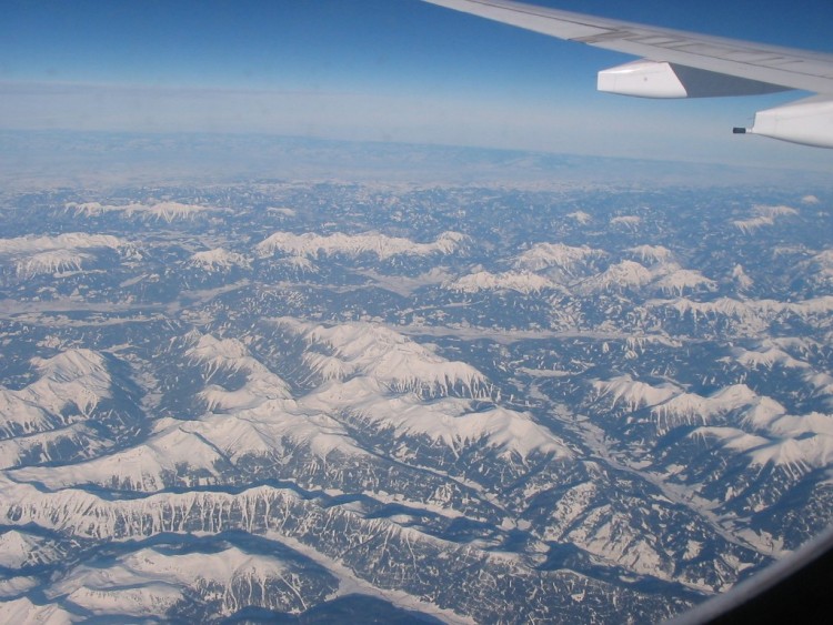 Wallpapers Nature Mountains survole des Alpes