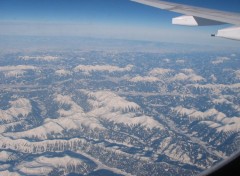 Fonds d'cran Nature survole des Alpes