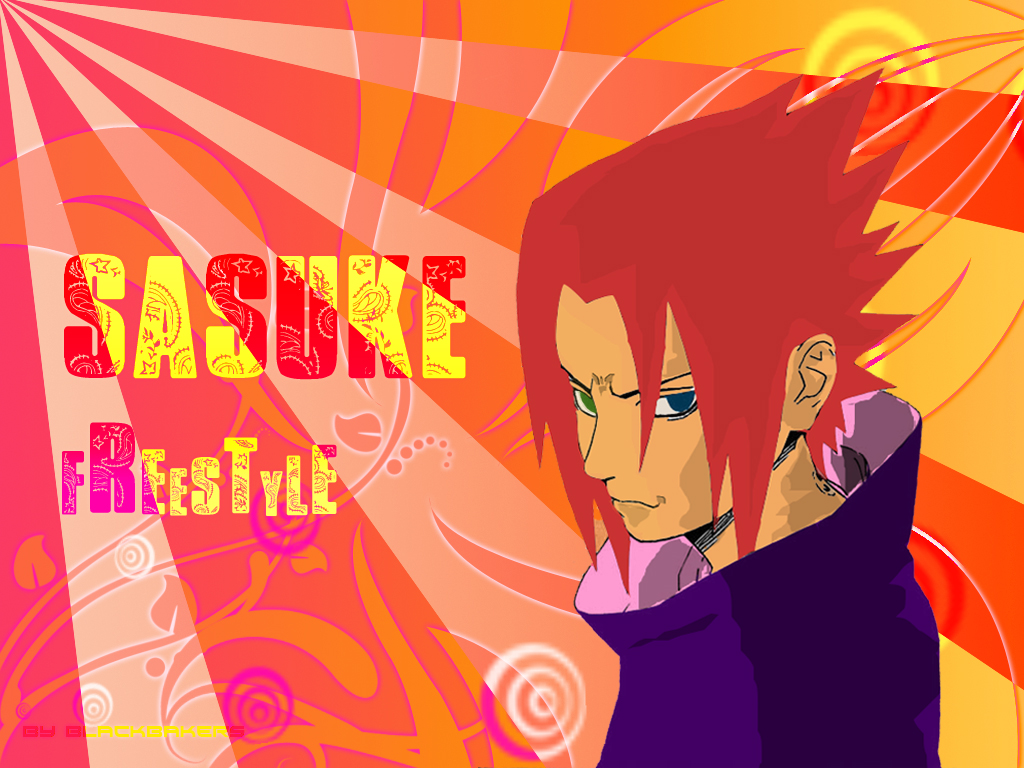 Wallpapers Manga Naruto Sasuke Freestyle