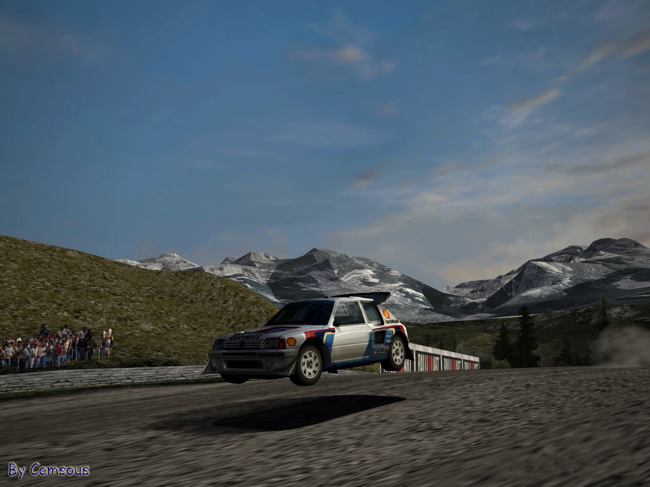 Fonds d'cran Jeux Vido Gran Turismo 4 Peugeot 205 Turbo 16 Evo 2 Rally Car