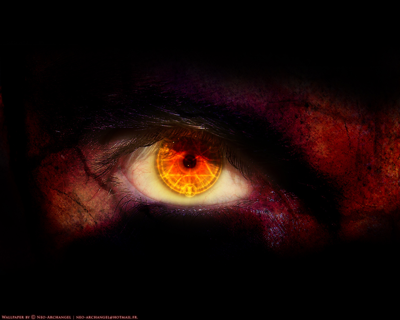 Wallpapers Digital Art Style Dark Look my Eye !