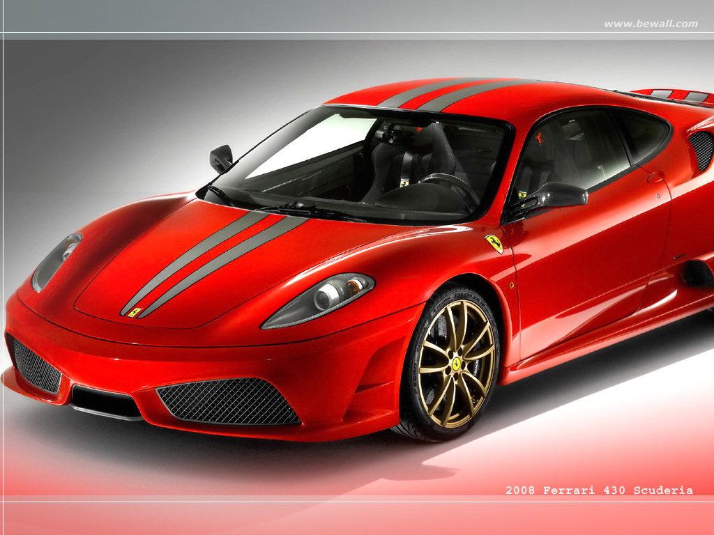 Fonds d'cran Voitures Ferrari 2008 Ferrari 430 Scuderia by bewall.com