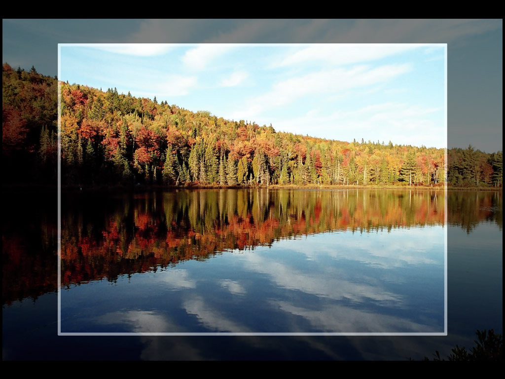 Fonds d'cran Nature Couchers et levers de Soleil Et indien au Qubec