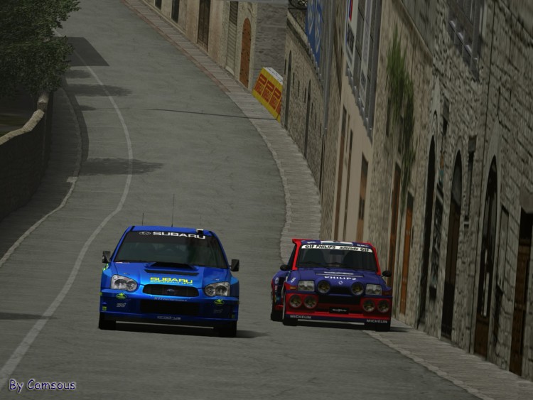 Fonds d'cran Jeux Vido Gran Turismo 4 Le chat et la souris