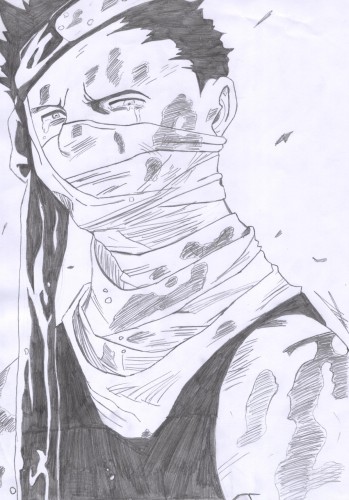 Wallpapers Art - Pencil Manga - Naruto zabuza