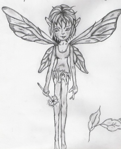 Wallpapers Art - Pencil Fantasy - Fairies marraine