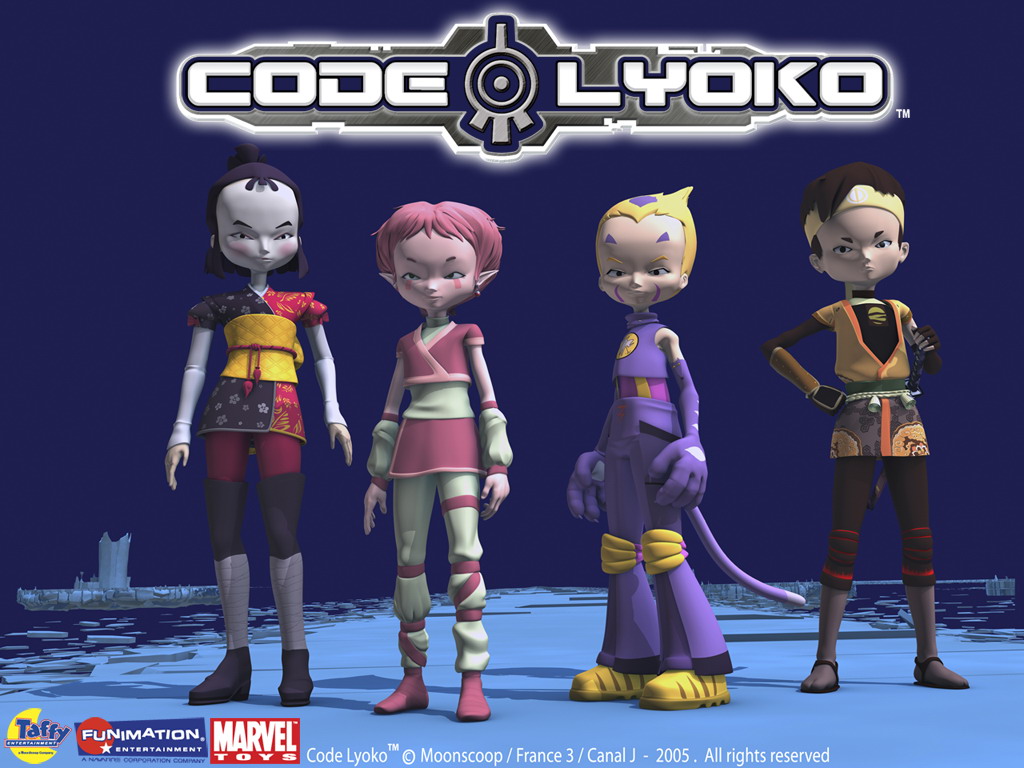 Fonds d'cran Dessins Anims Code Lyoko Le groupe au complet