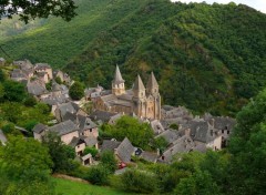 Fonds d'cran Voyages : Europe CONQUES