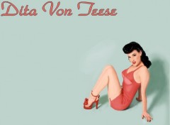 Fonds d'cran Erotic Art Dita Von Teese 50's Pin-up