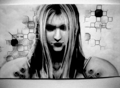 Wallpapers Art - Pencil sephiroth