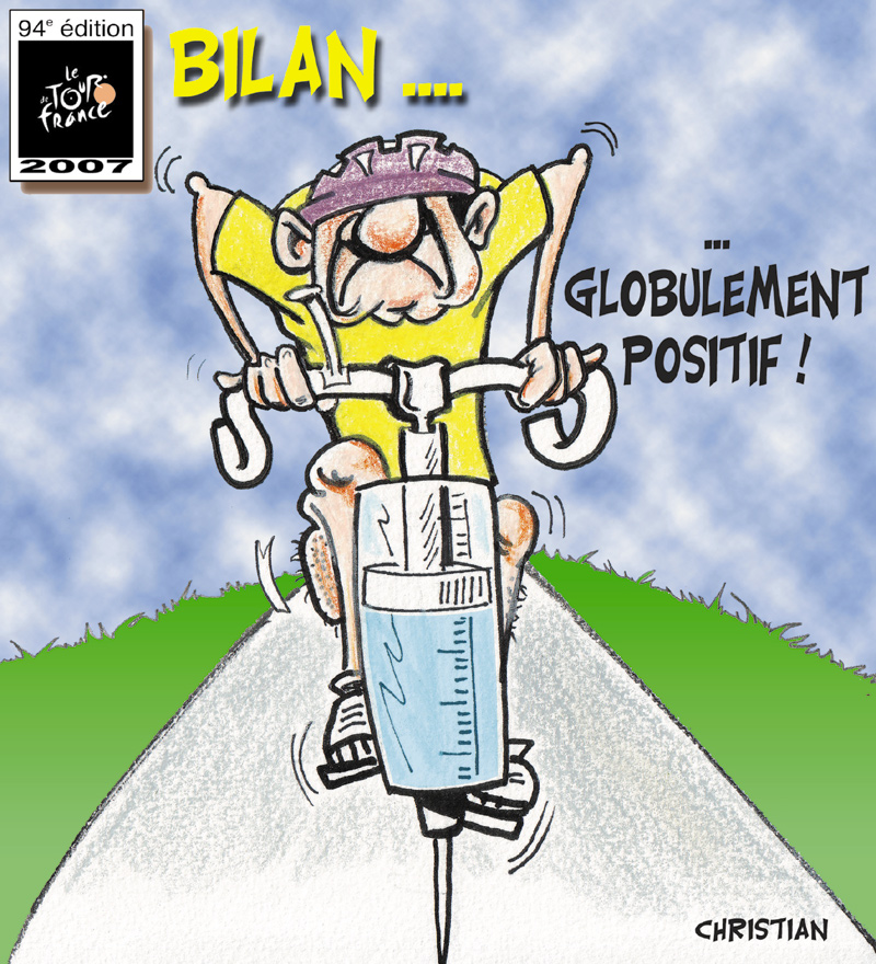 Wallpapers Art - Pencil Cartoons - Humor TOUR DE FRANCE 2007 ...