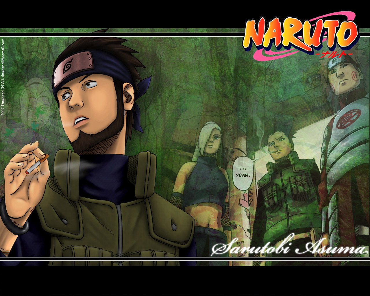 Wallpapers Manga Naruto Sarutobi Asuma