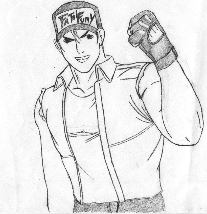 Fonds d'cran Art - Crayon Manga - King of Fighter 