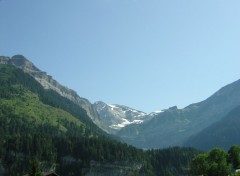 Fonds d'cran Nature Montagne de Champry en Suisse