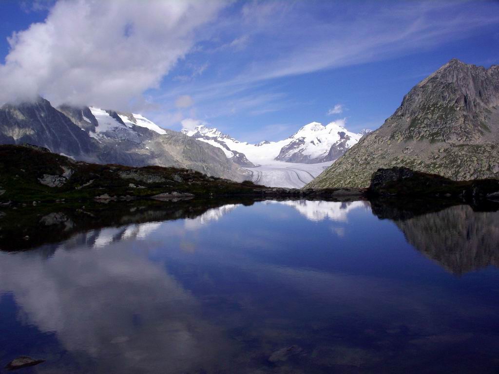 Fonds d'cran Nature Montagnes Glacier d'Aletsch, Oberland