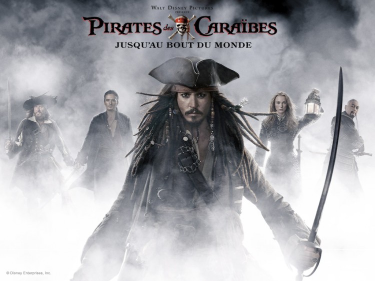 Fonds d'cran Cinma Pirates des Carabes, jusqu'au Bout du Monde P.D.C. Jusqu'au bout du monde/Jack Sparrow