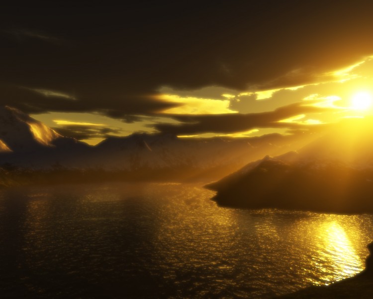 Wallpapers Digital Art 3D - Terragen Ctes D'Or