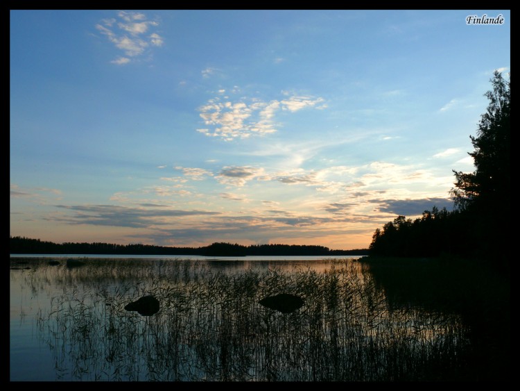 Fonds d'cran Voyages : Europe Finlande Soleil de minuit en Finlande