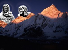 Fonds d'cran Art - Numrique Edmund, Tensing & l'Everest