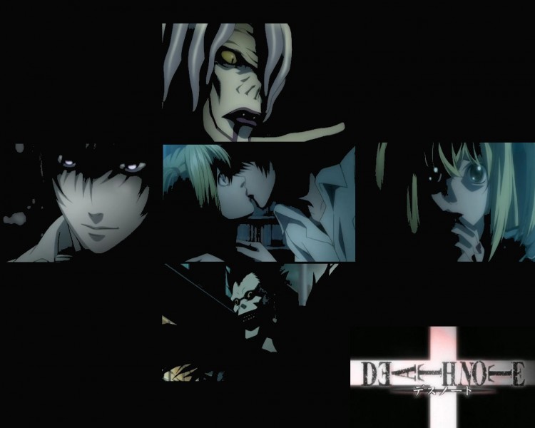 Wallpapers Manga Death Note misa raito et les shinigamis