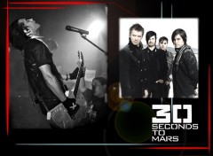 Wallpapers Music 30 seconds to mars black