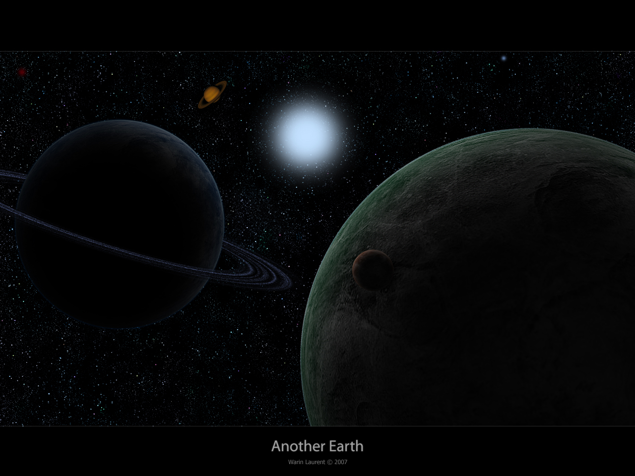 Fonds d'cran Art - Numrique Espace - Univers Une autre terre