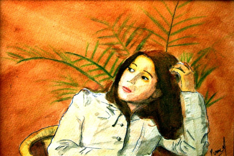 Wallpapers Art - Painting Portraits - Faces Portrait Aquarelle