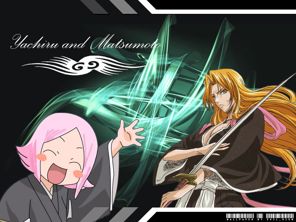 Fonds d'cran Manga Bleach Yachiru and Matsumoto