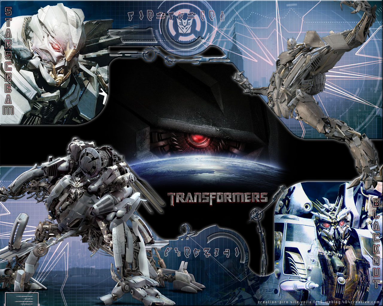 Wallpapers Movies Transformers Starscream et Blackout