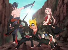 Fonds d'cran Manga Akatsuki Team 7