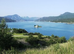 Fonds d'cran Nature lac de Serre Ponon