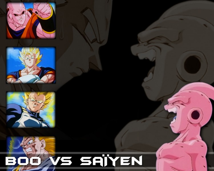 Fonds d'cran Manga Dragon Ball Z Boo VS Sayen