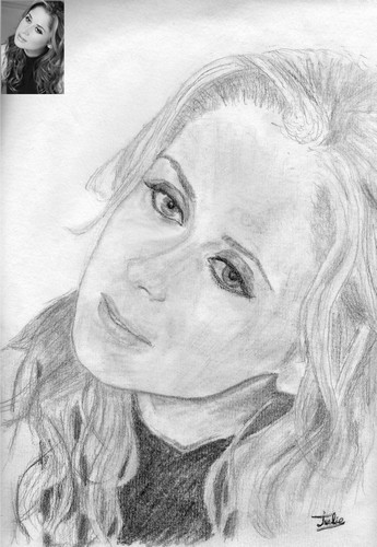 Fonds d'cran Art - Crayon Portraits Lara Fabian