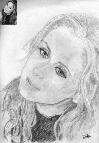 Fonds d'cran Art - Crayon Portraits Lara Fabian