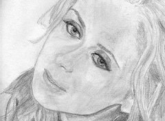 Fonds d'cran Art - Crayon Lara Fabian