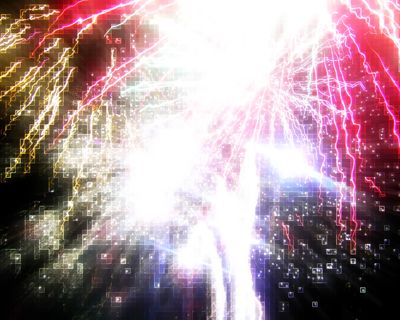 Fonds d'cran Art - Numrique Abstrait Digital Firework