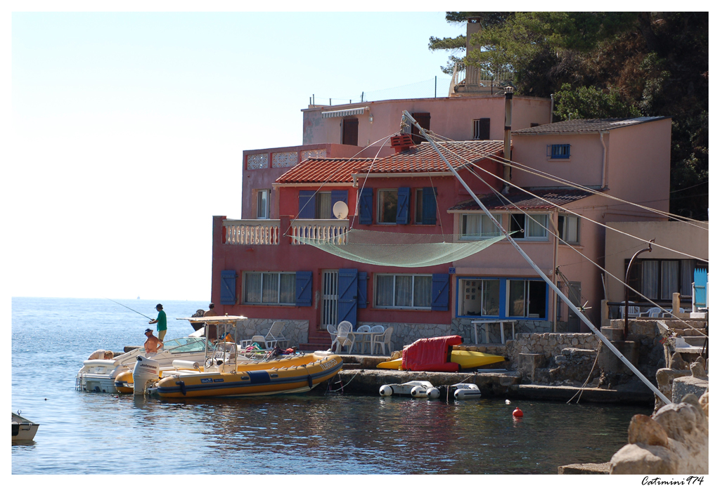 Fonds d'cran Constructions et architecture Ports - Quais Village de l'anse de Mjan (Toulon)