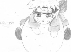 Wallpapers Art - Pencil chibi-naruto