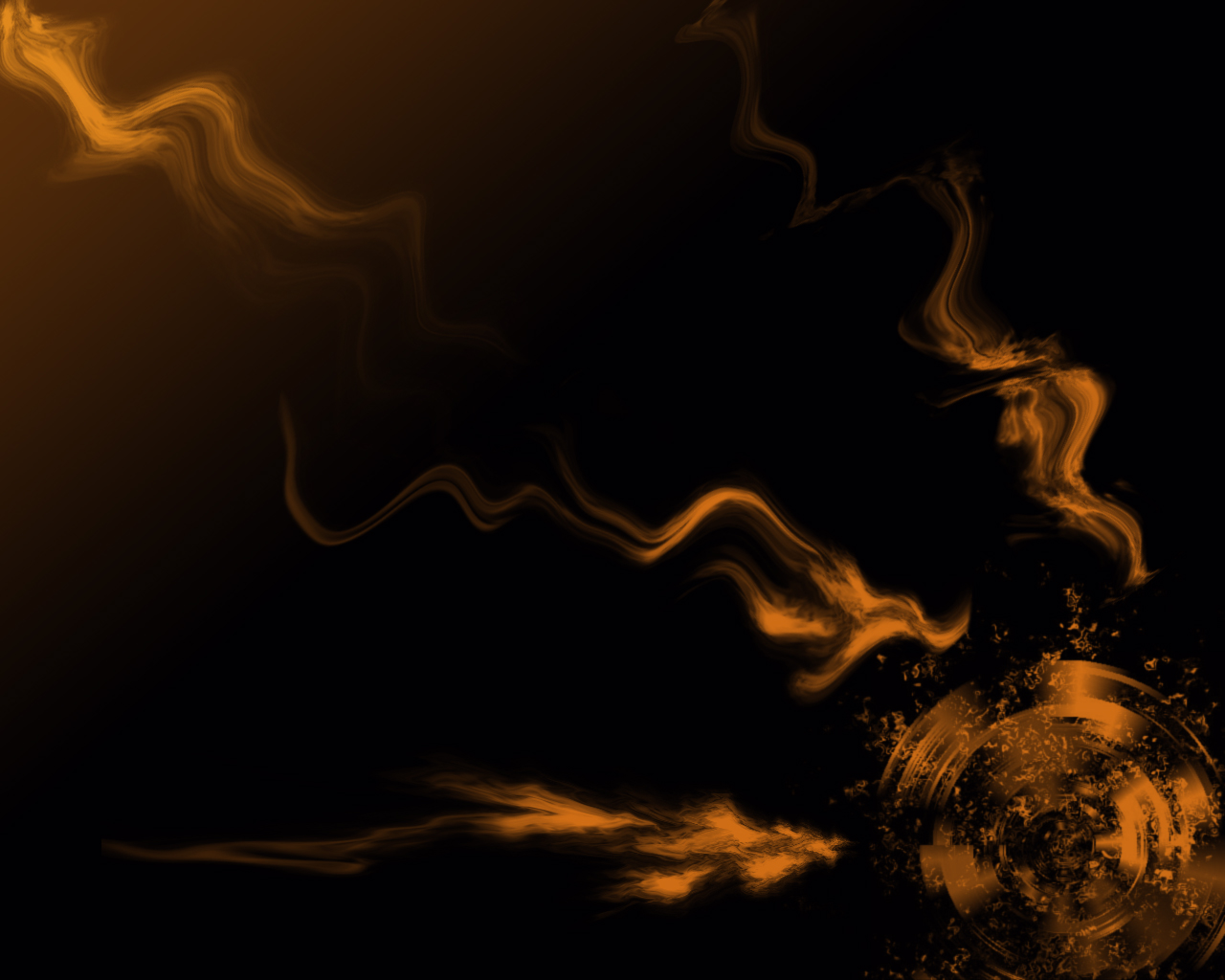 Wallpapers Digital Art Abstract ZeNDrAgOoN_Orange