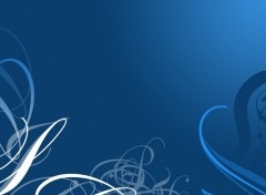 Wallpapers Digital Art Calligraphik Blue