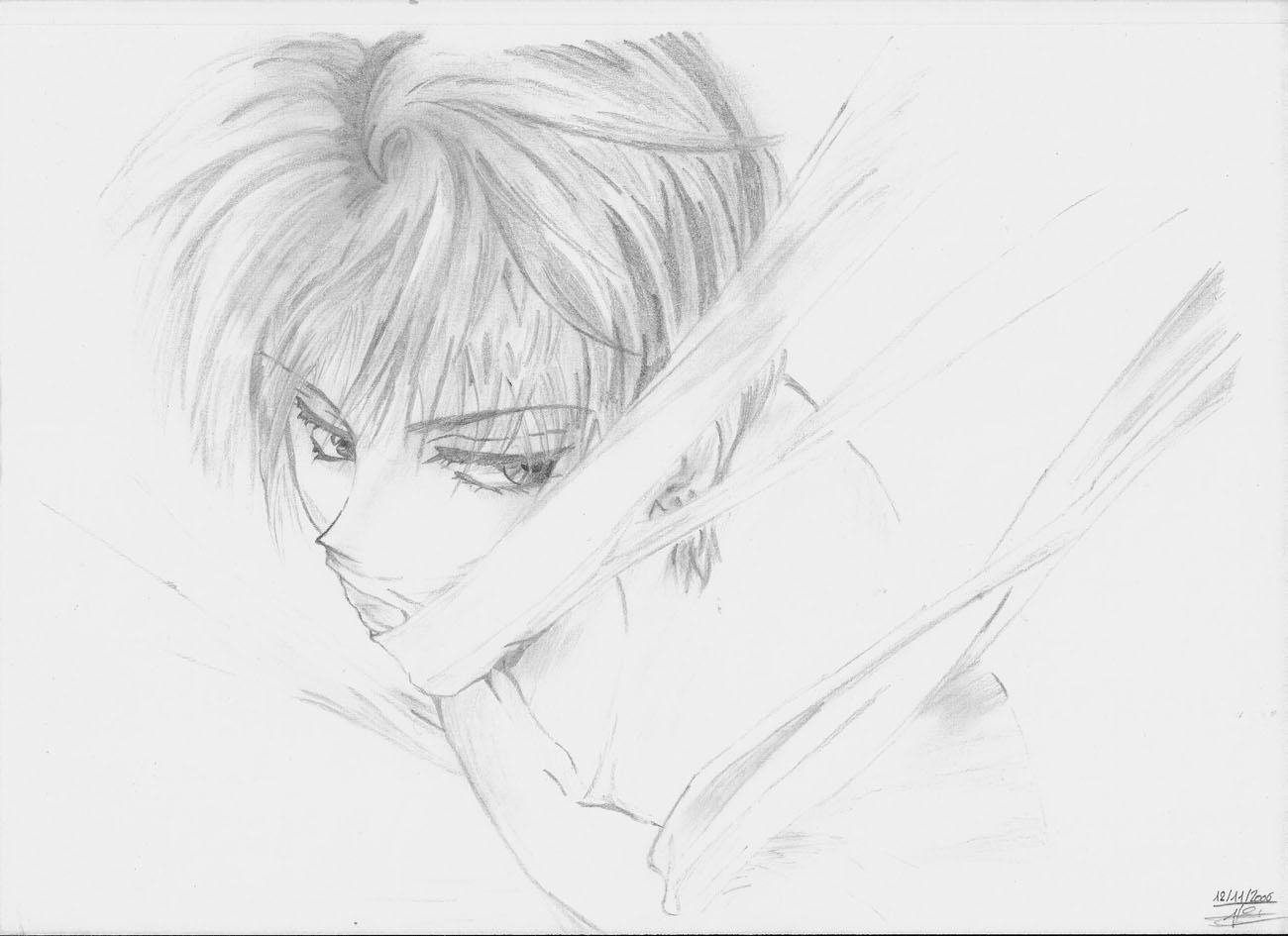 Fonds d'cran Art - Crayon Manga - Angel Sanctuary Mystere