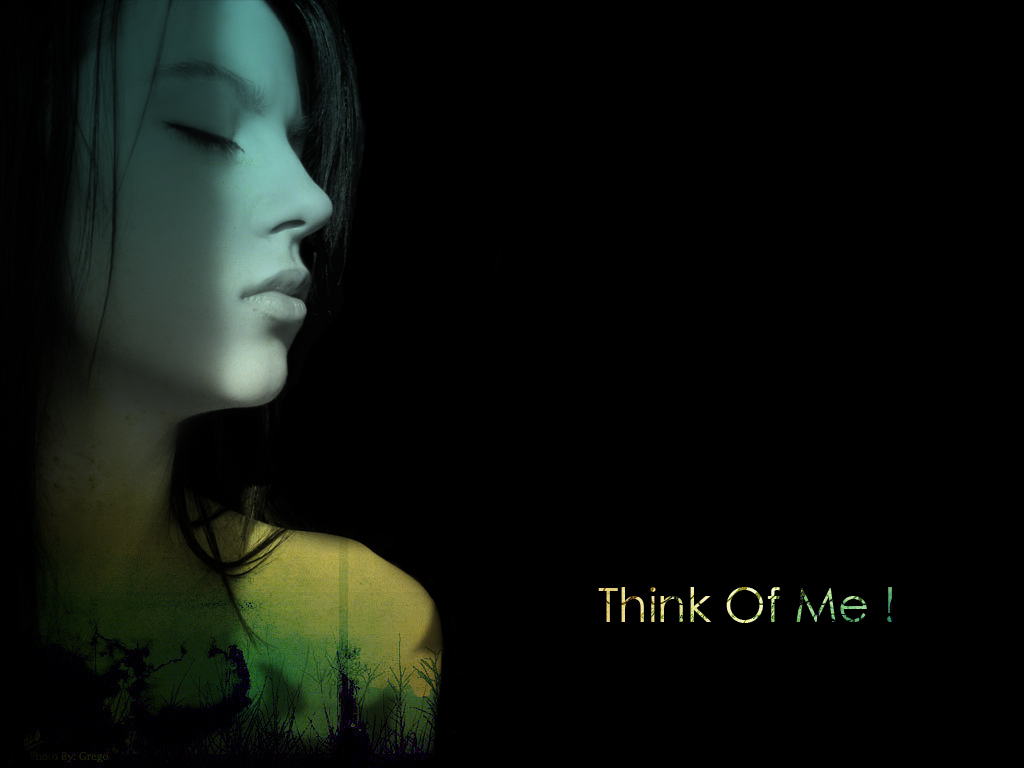 Wallpapers Digital Art Women - Femininity Think Of Me