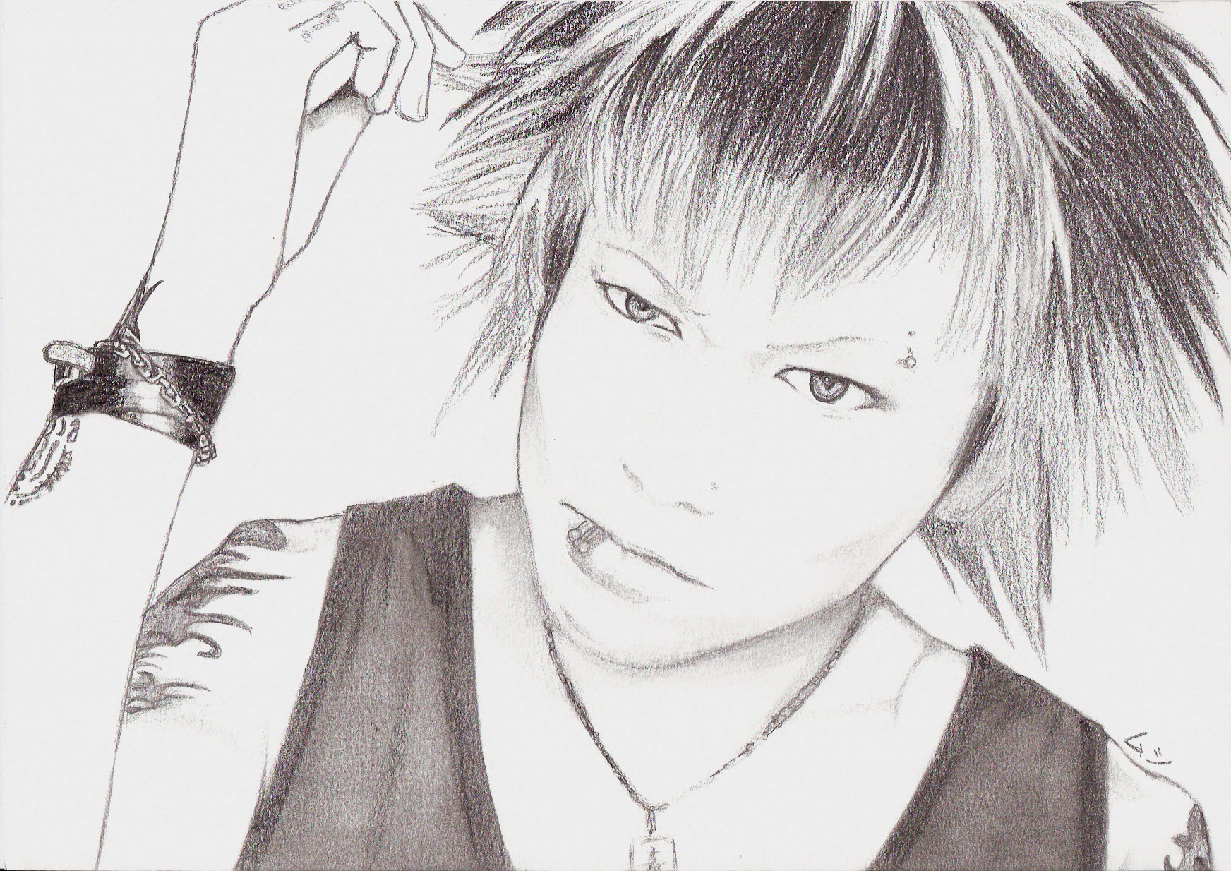 Fonds d'cran Art - Crayon Portraits Kyo_Dir en grey